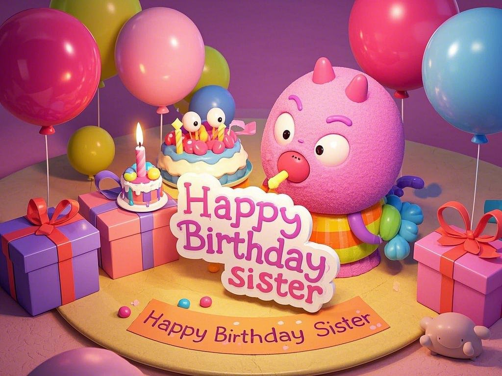 happy birthday sister images free funny