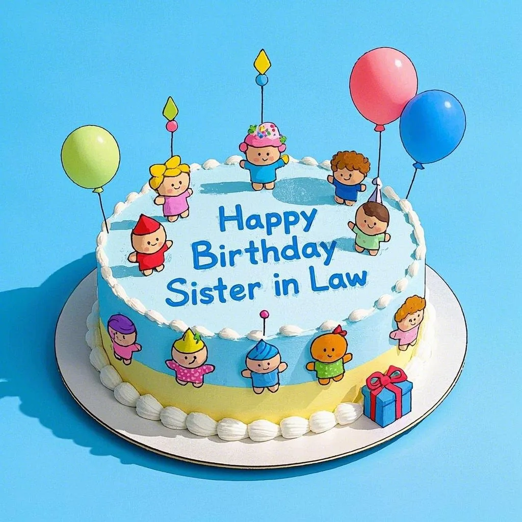 happy birthday sister in law images