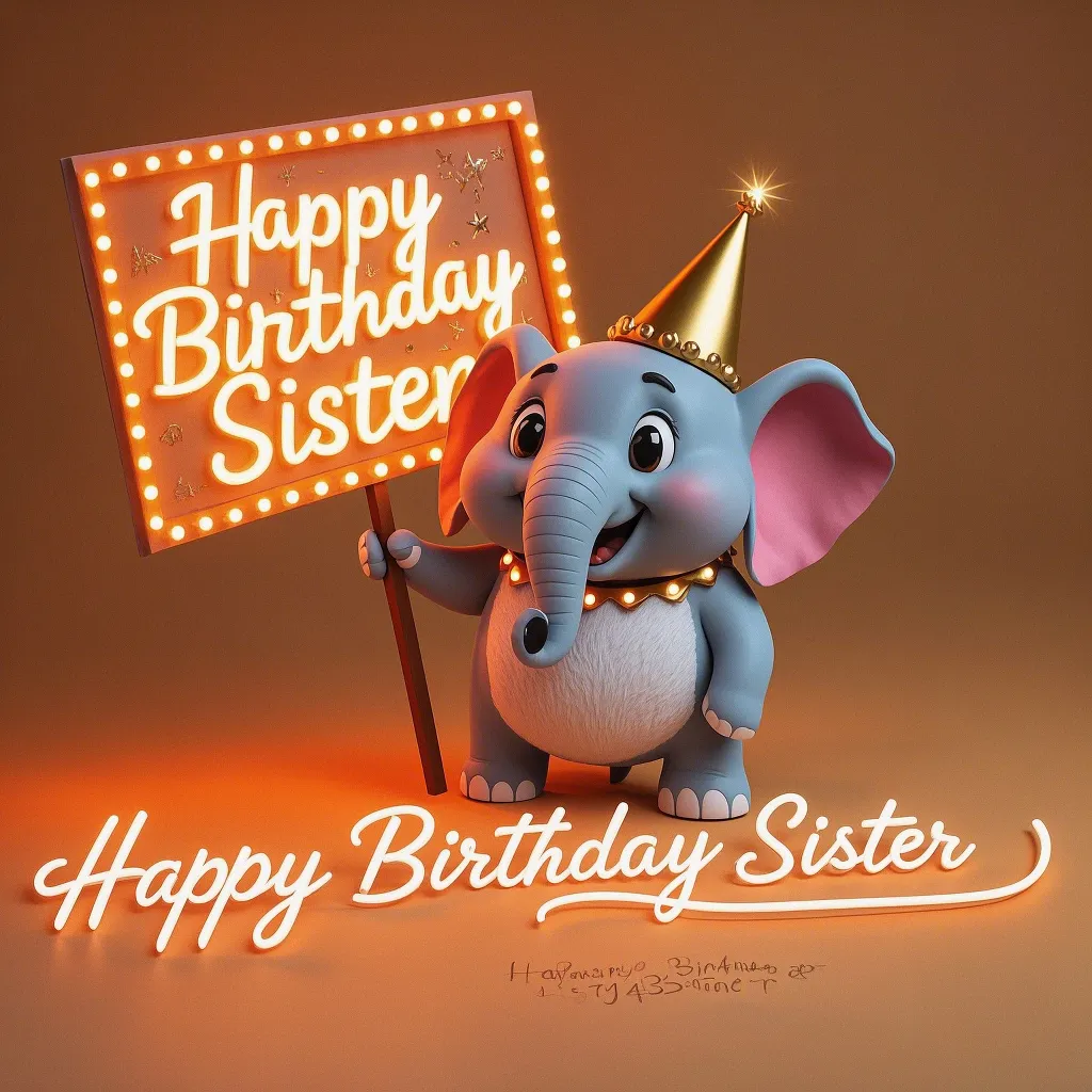 Happy Birthday sister images free GIF