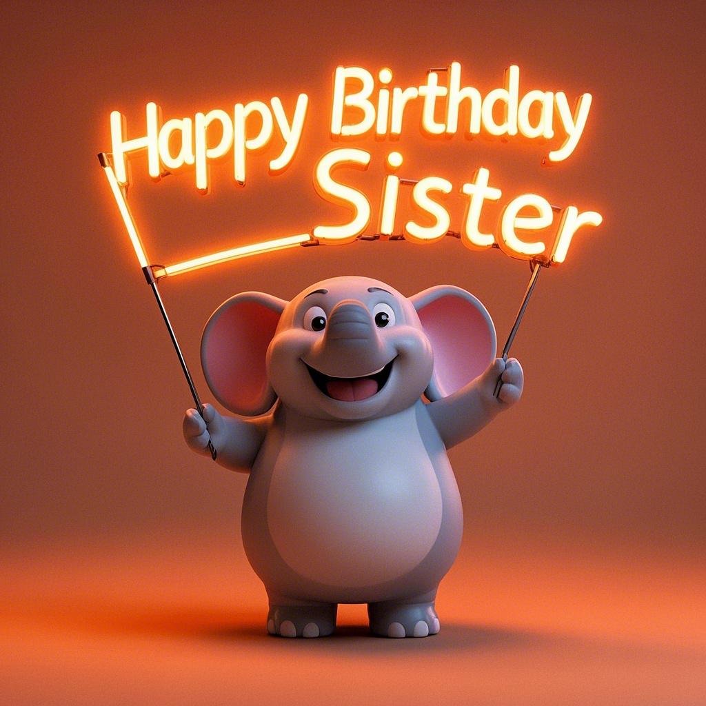 Happy Birthday sister images free GIF