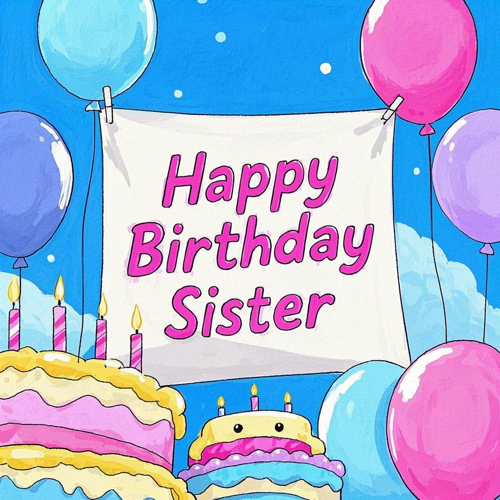 Happy Birthday Little Sister images