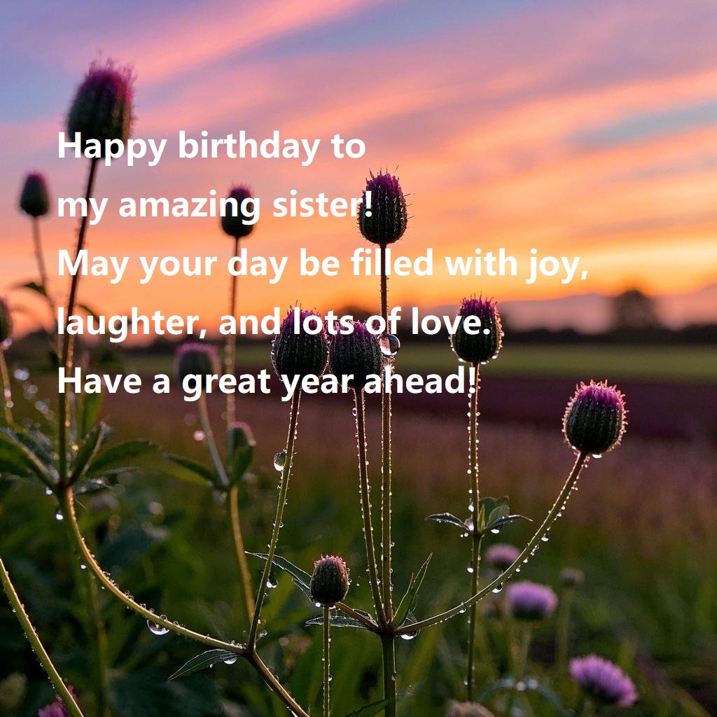 happy birthday little sister images with quotes