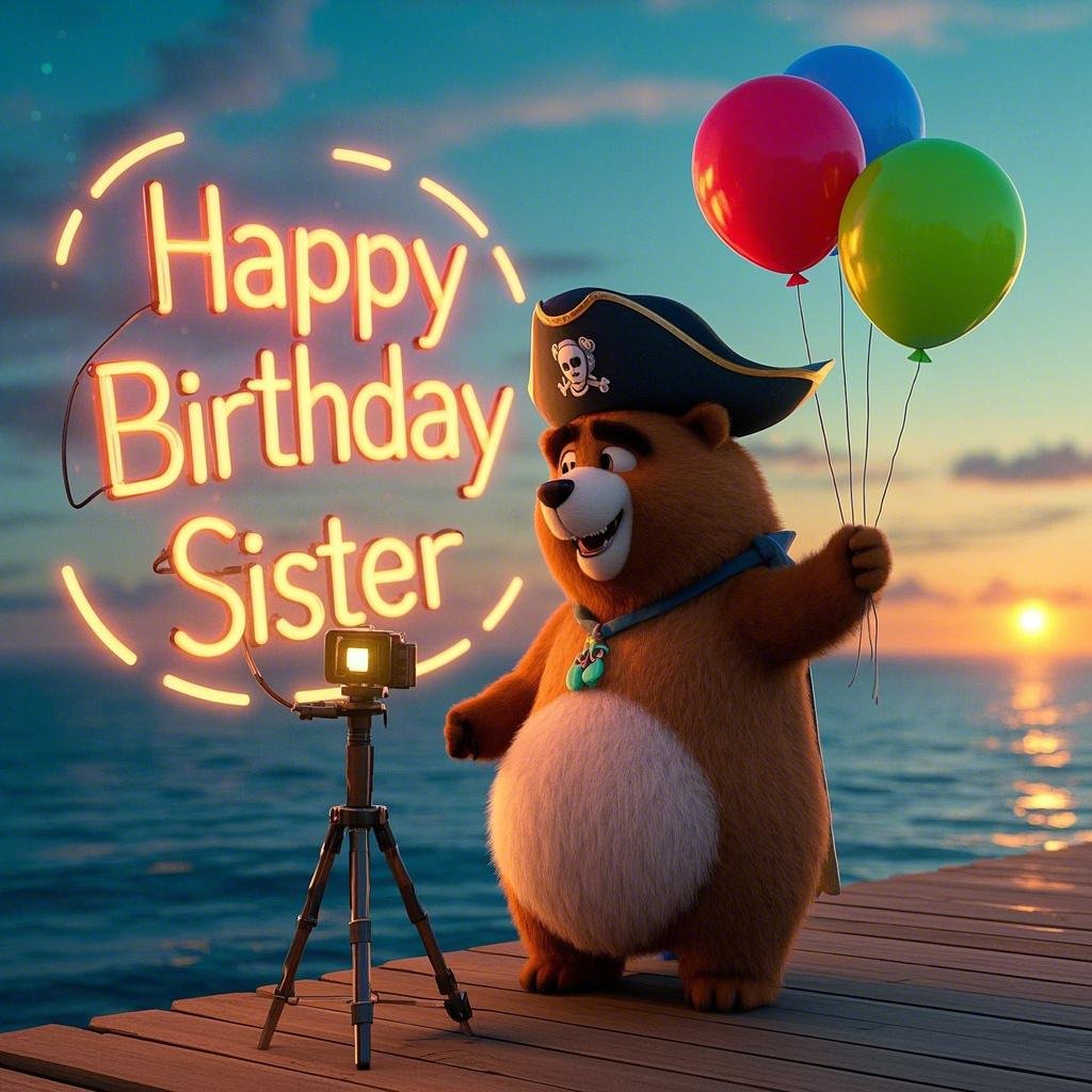 happy birthday little sister gif funny