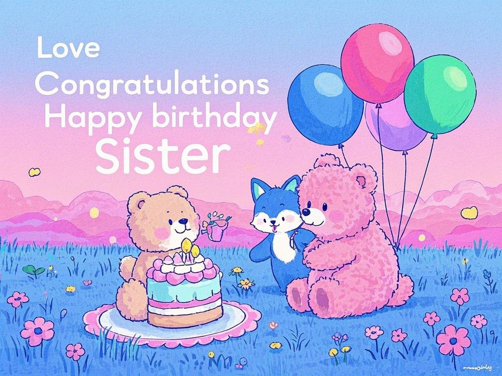 happy birthday little sister love images