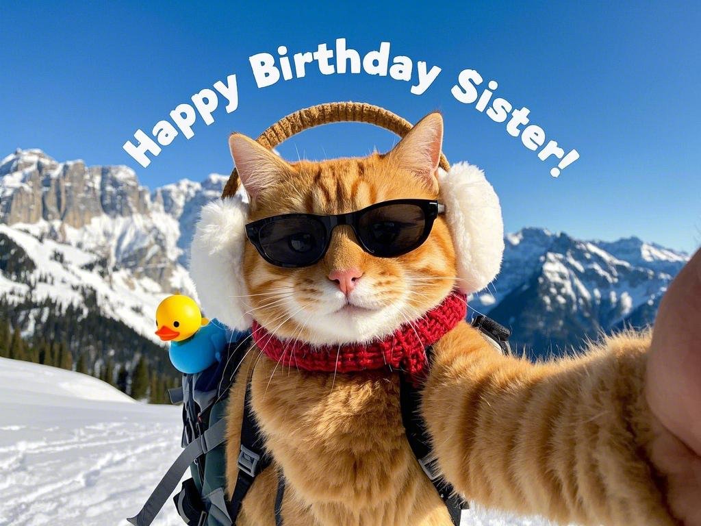 how do you say happy birthday to sister in meme funny