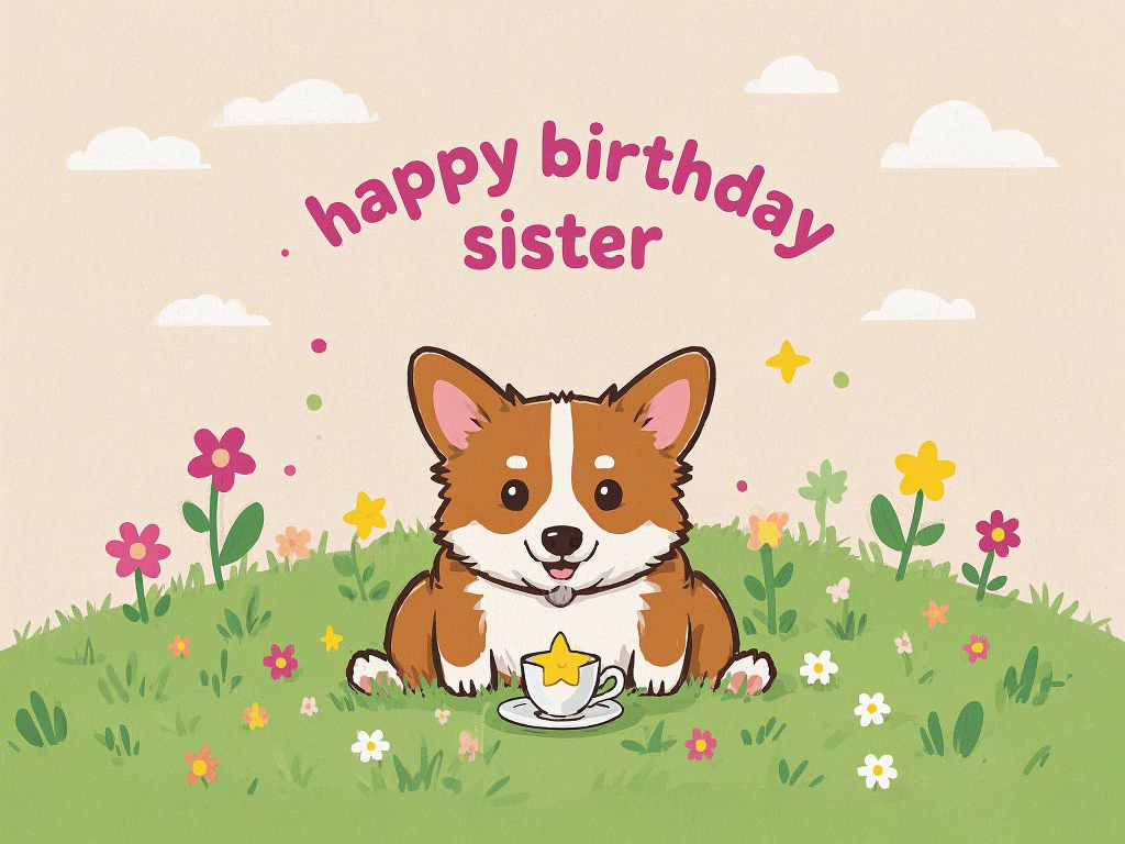 happy birthday sister images funny cartoon