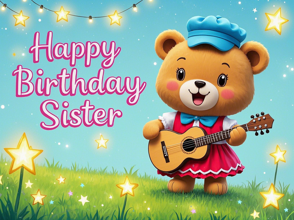 happy birthday sister images funny cartoon