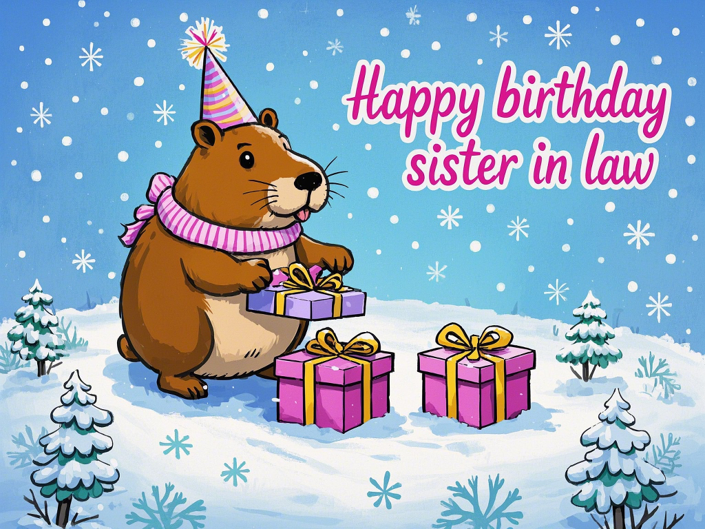 happy birthday sister in law images funny