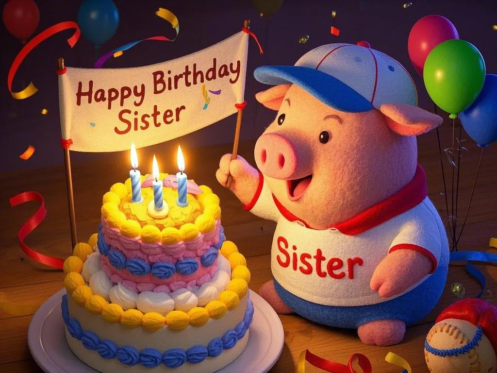 free cute happy birthday sister gifs