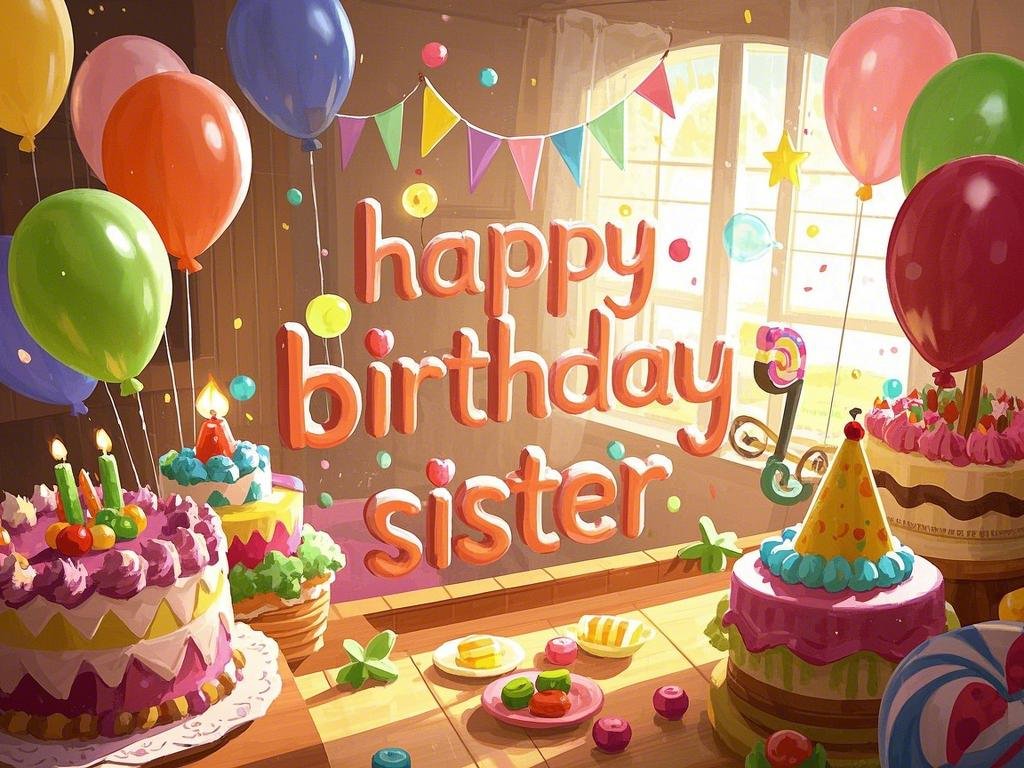 happy birthday little sister inspirational images free