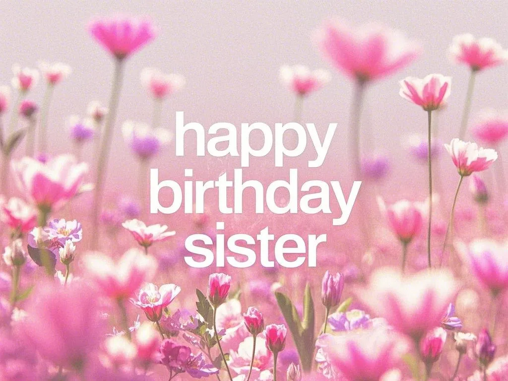 pink themed happy birthday sister gifs free