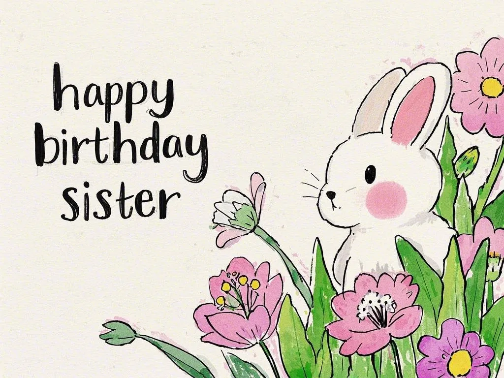 watercolor happy birthday sister gifs free
