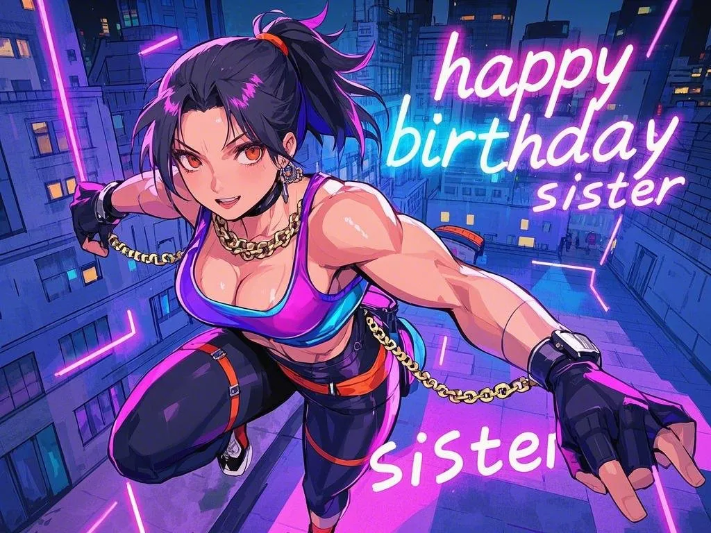 happy birthday sister gifs with a touch of american pop culture references​