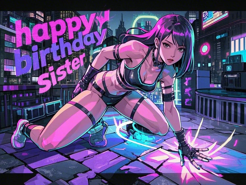 happy birthday sister gifs with a touch of american pop culture references​