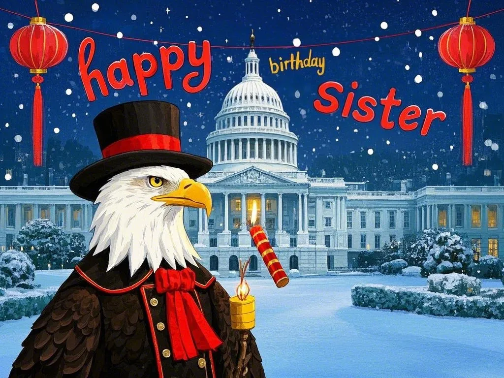 happy birthday sister gifs with animated food items acting crazy​