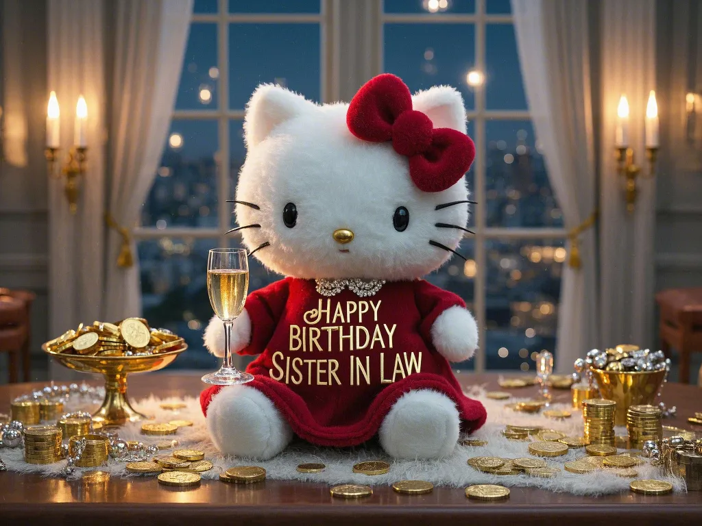 happy birthday sister in law cartoon style gifs