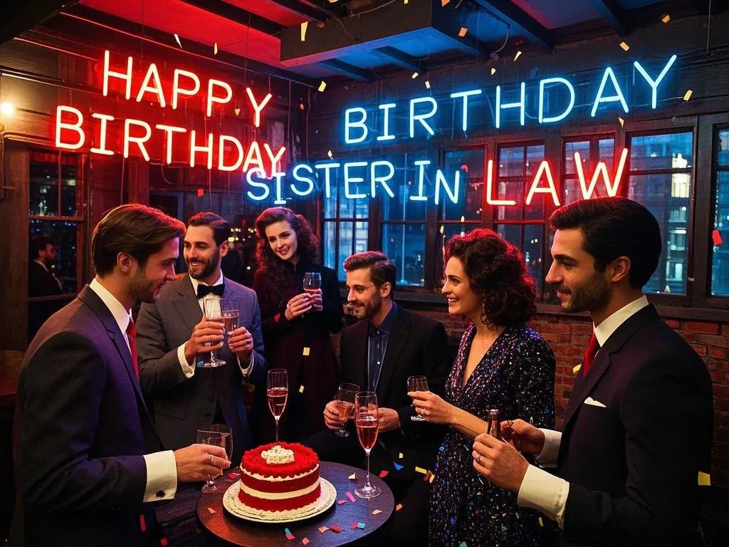 happy birthday sister in law party theme gifs
