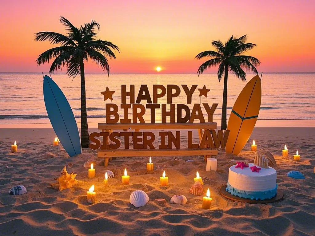 happy birthday sister in law party theme gifs