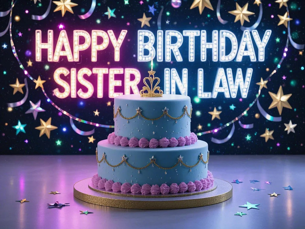 happy birthday sister in law party theme gifs