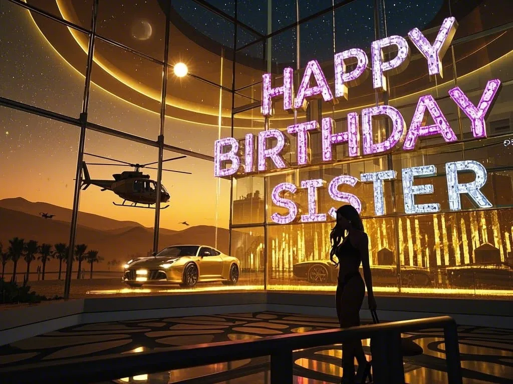 american carnival themed happy birthday sister meme sweet