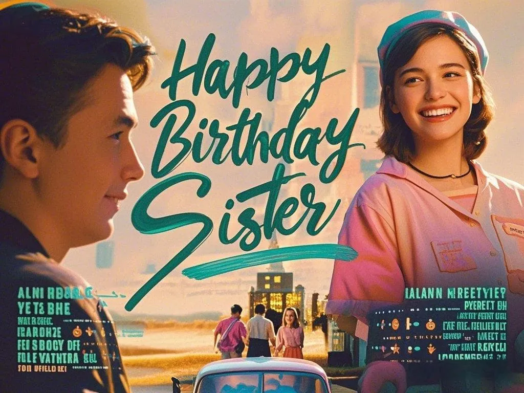 happy 40th birthday wishes for a sister who loves american tv shows