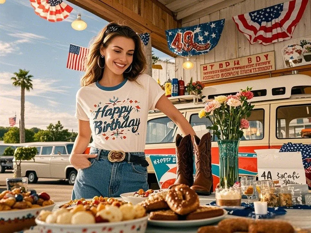 happy 40th birthday to my sister who is a foodie and enjoys all the flavours of america