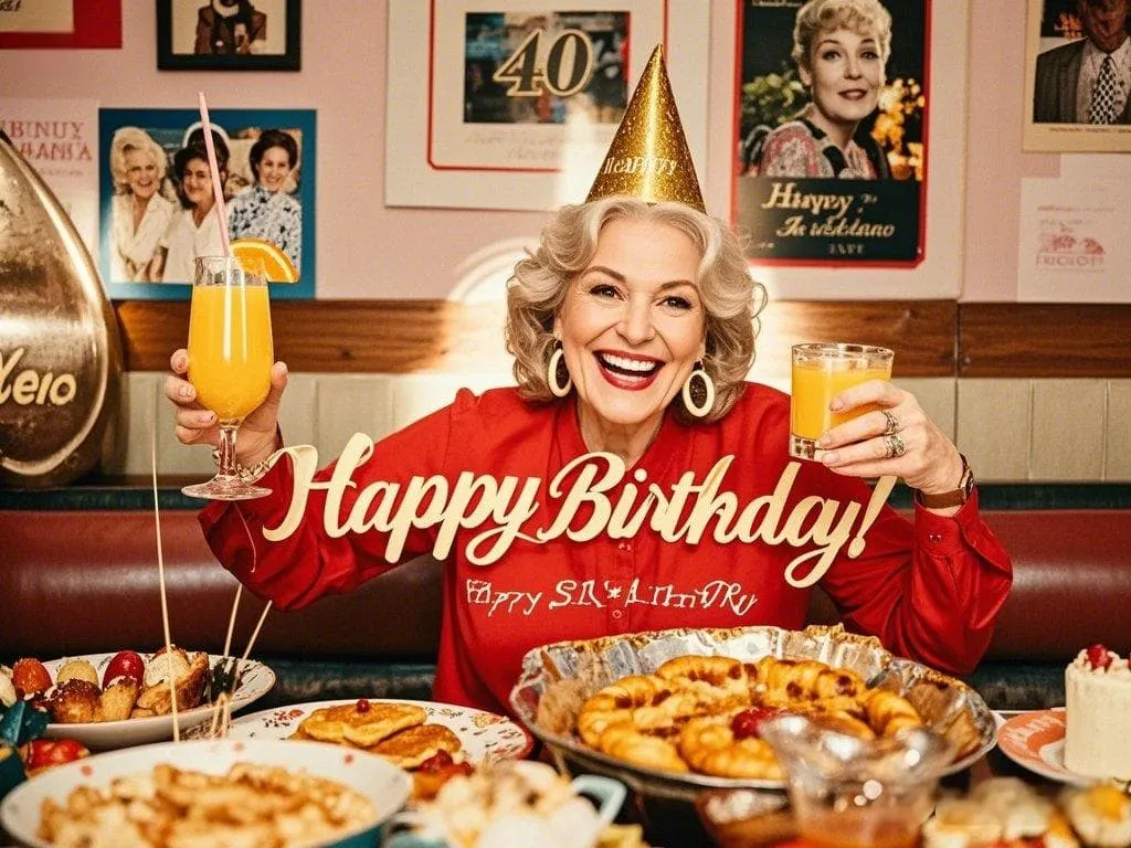 happy 40th birthday to my sister who is a foodie and enjoys all the flavours of america