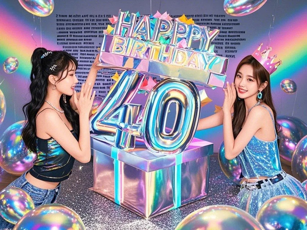 sisterly love wishes for my sister's 40th birthday with american internet hits