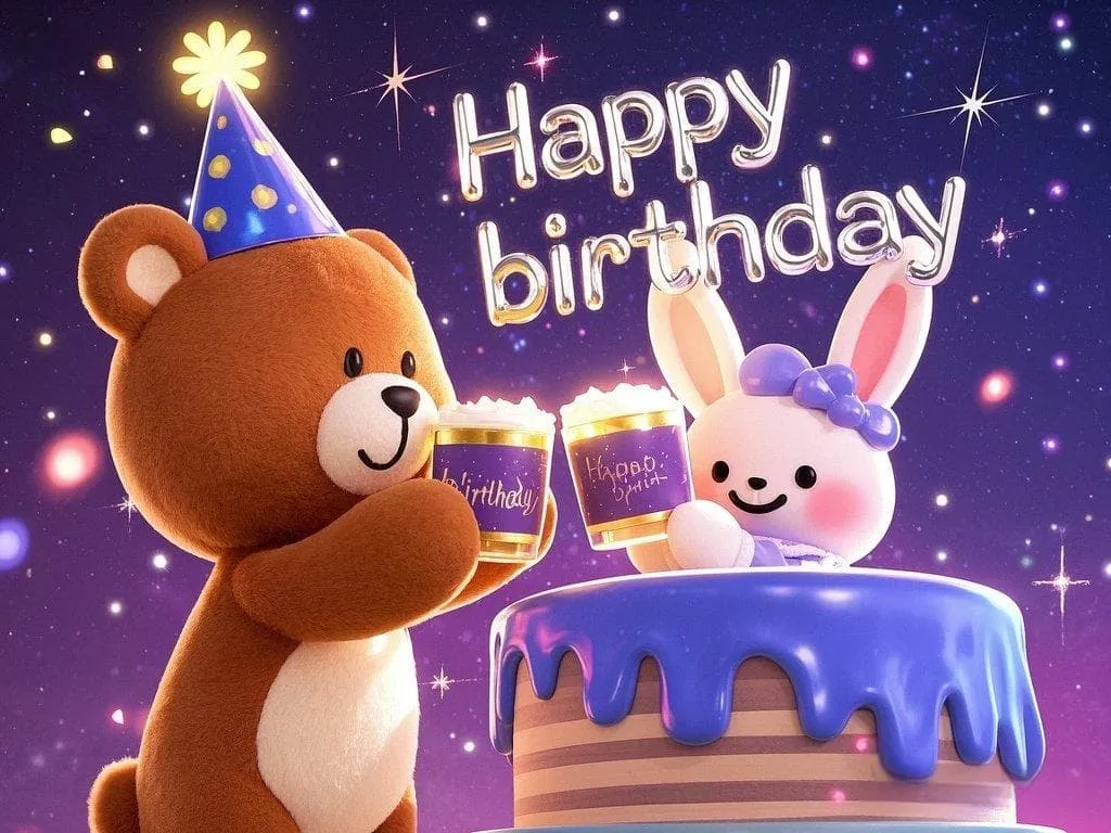 cartoon happy birthday friend images
